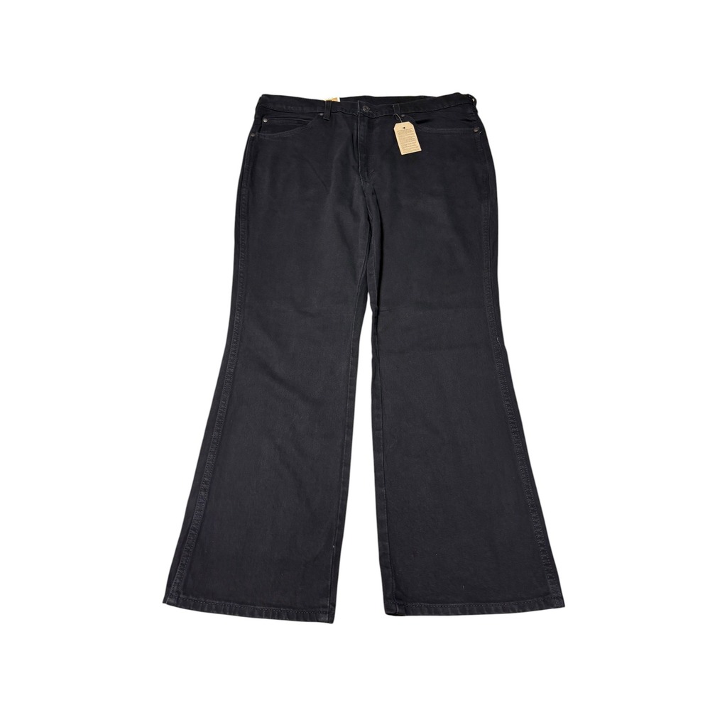NWT Levis 537 Western Bootcut Jeans Mens 36x30 Black Stretch Denim 000XI-0024